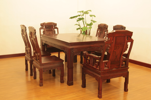 錦翔紅木 “萬象”系列餐廳家具